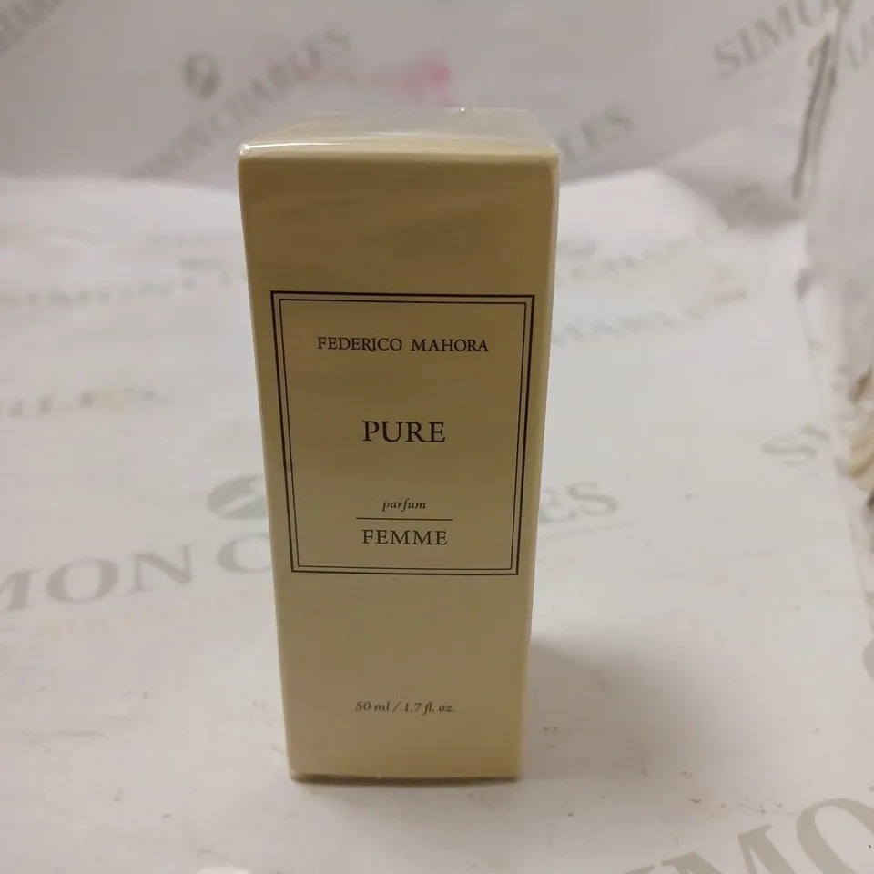 BOXED AND SEALED FEDERICO MAHORA PURE PARFUM FEMME 50ML