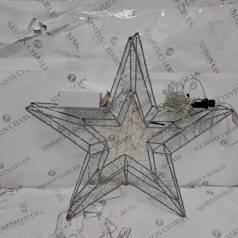 BOXED INDOOR 58CM STAR LIGHT ICE AND PURE WHITE LED'S 
