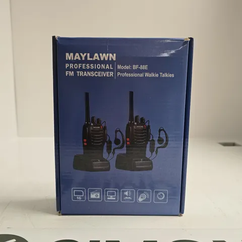 MAYLAWN BF-88E PROFESSIONAL FM TRANSCEIVER WALKIE TALKIES – BOXED