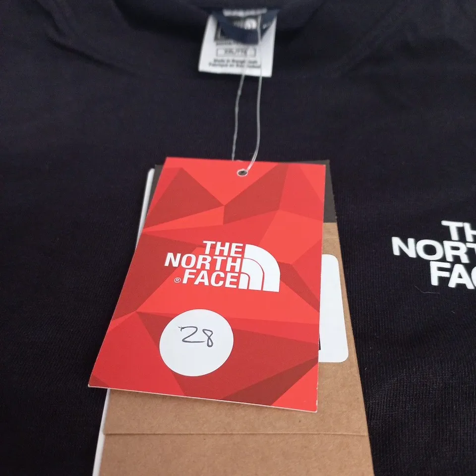 THE NORTH FACE MEN'S T-SHIRT – BLACK, UK XXL, FRONT LOGO WITH BACK GRAPHIC