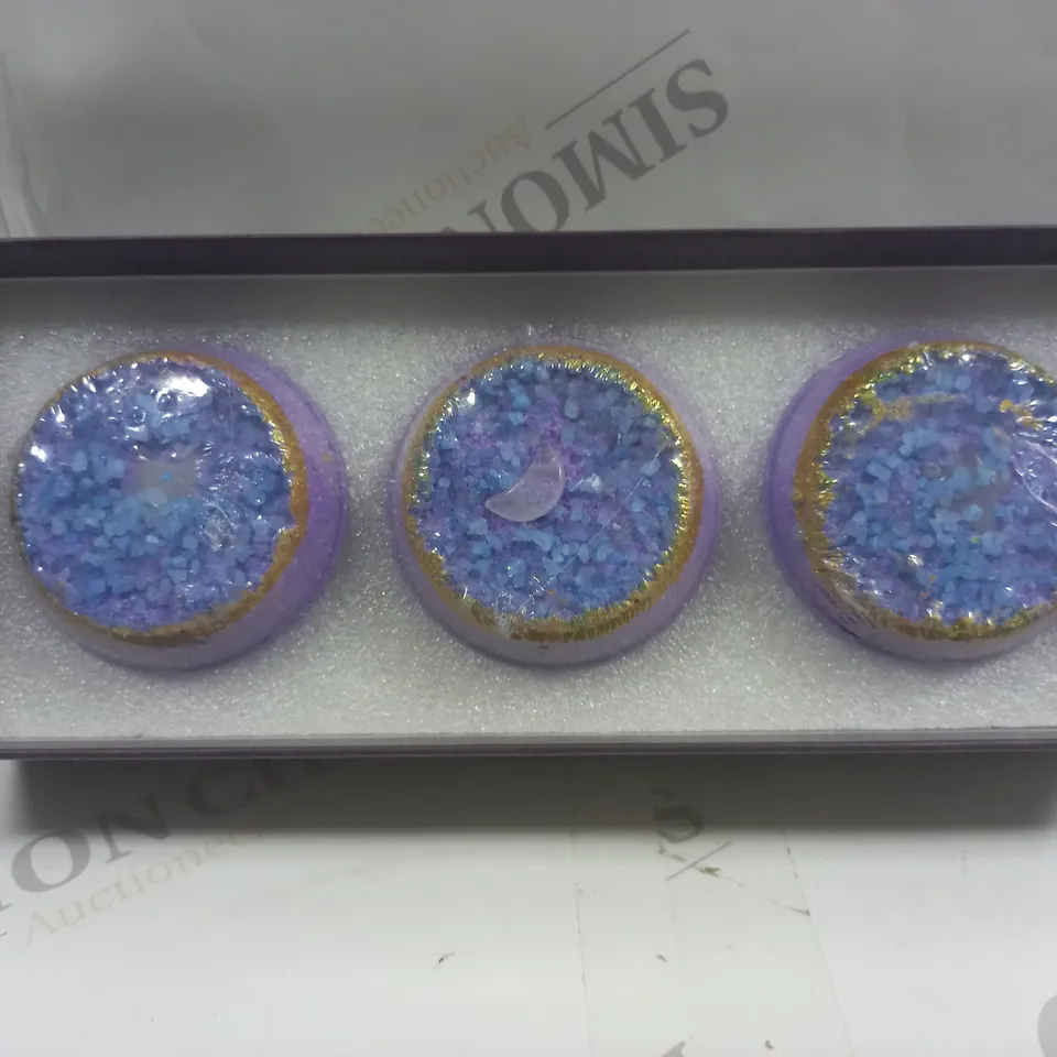 KIMBLE HOME VELVET MIDNIGHT BATH FIZZERS AMBER + VETIVER FRAGRANCE 