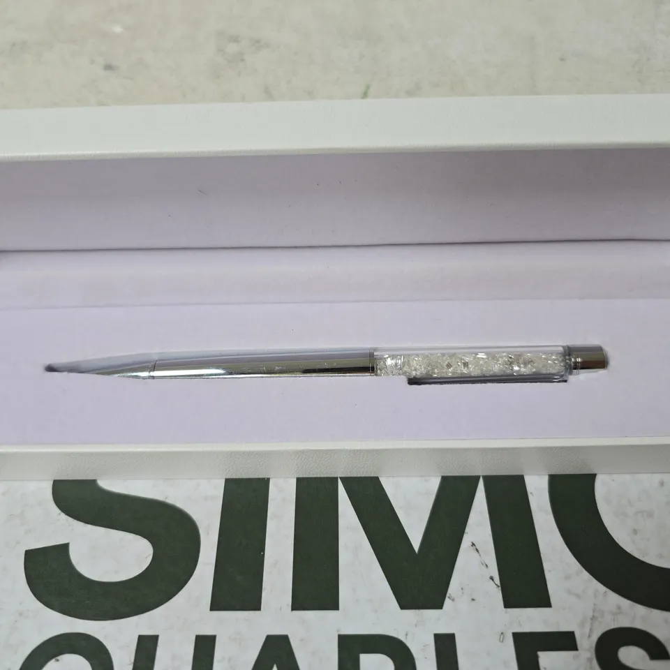 BOXED WHITE MOISSANITE BRASS PEN