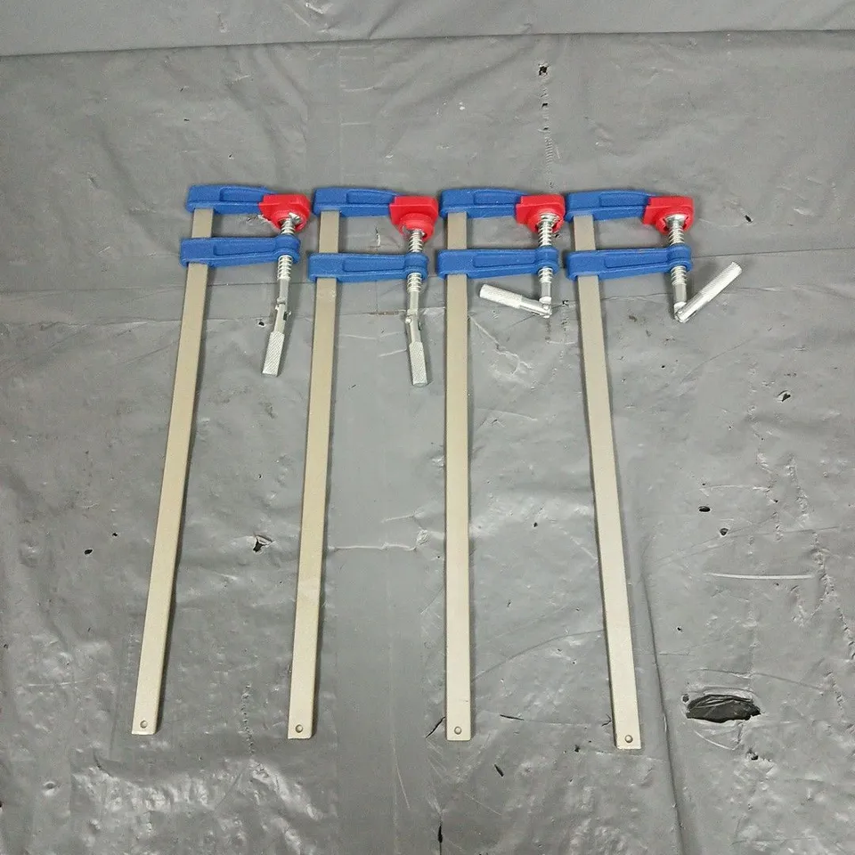 SET OF 4 CLAMPS IN BLUE