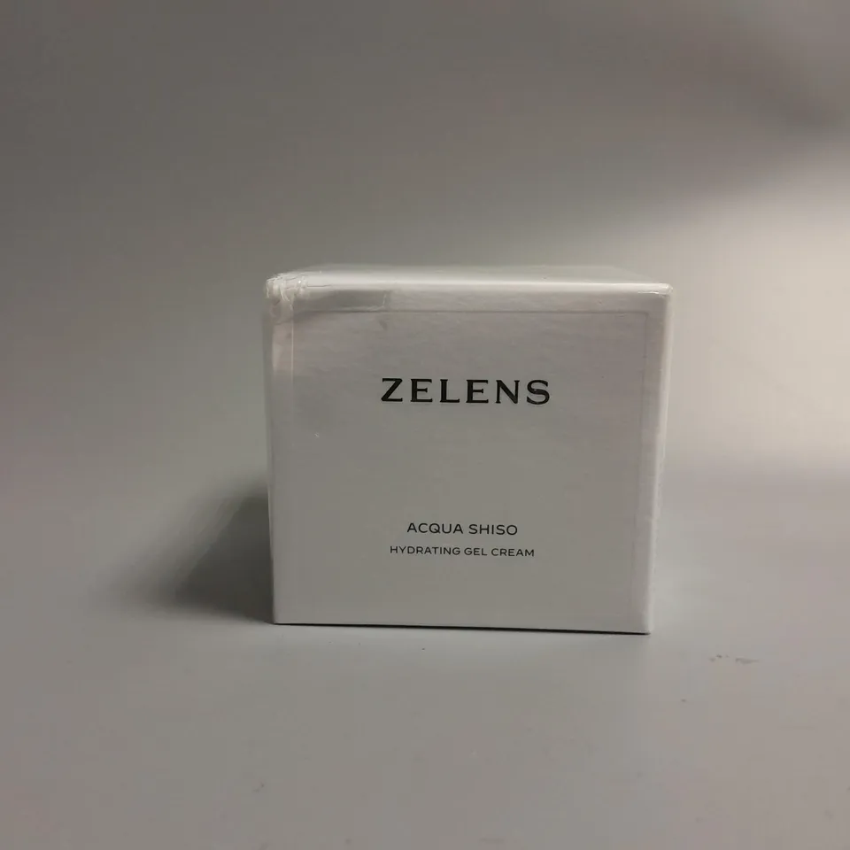 BOXED AND SEALED ZELENS AQUA SHISO HYDRATING GEL CREAM 50ML 