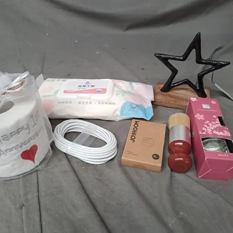 APPROXIMATELY 20 ASSORTED HOUSEHOLD PRODUCTS TO INCLUDE REED DIFFUSER, PROTECTIVE GLOVES, WIRE BRUSH ETC