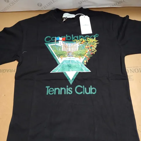 CASABLANCA TENNIS CLUB T-SHIRT SIZE L