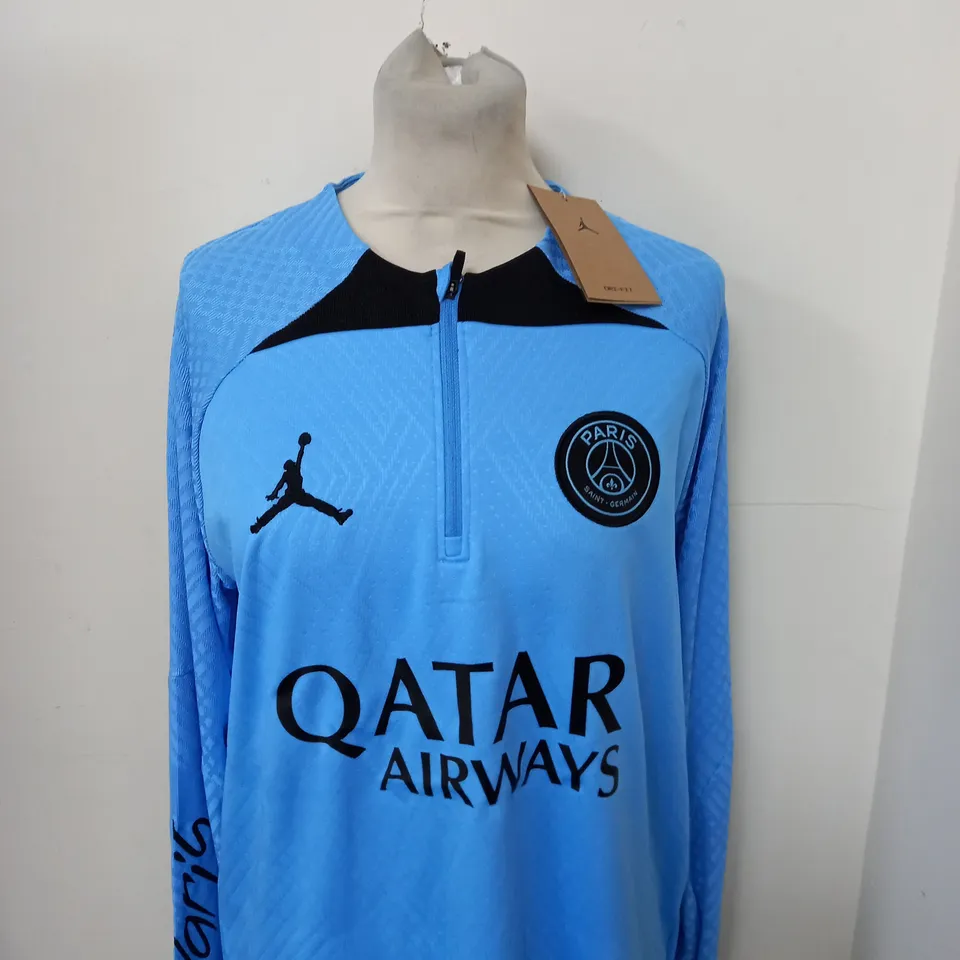 AIR JORDAN X PSG 1/4 ZIPPED JACKET SIZE S