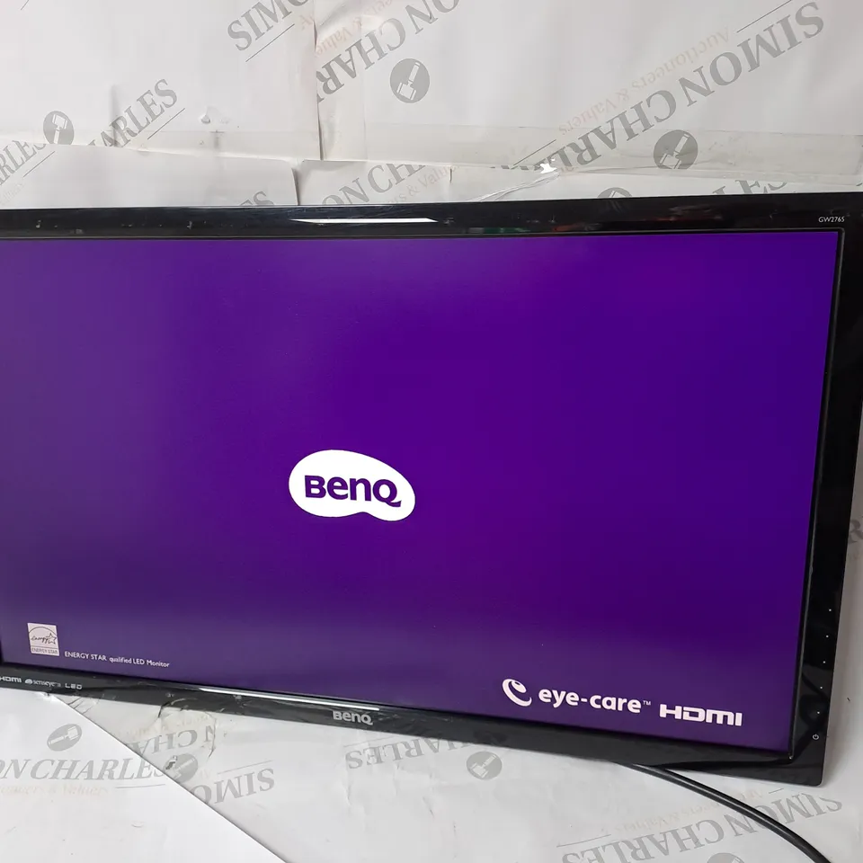 BENQ 27" LCD MONITOR MODEL GL2760-T SERIAL #ETC5G04411019