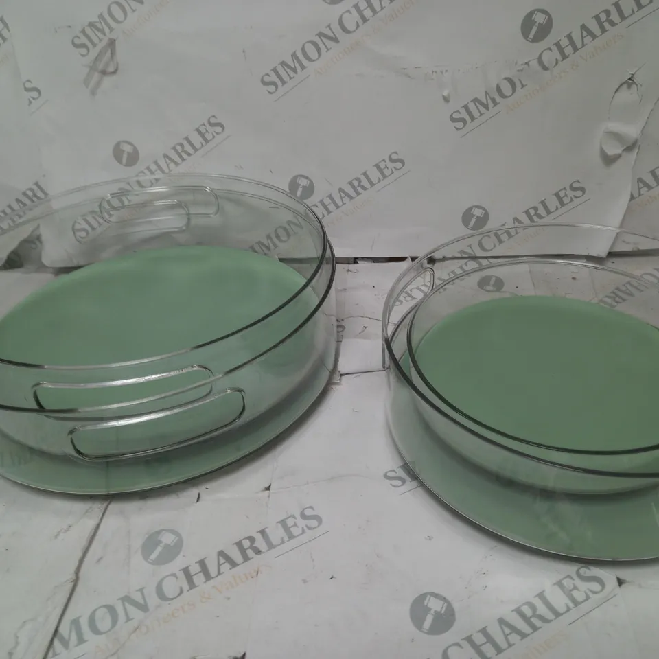 COOK ESSENTIALS SET OF 4 SPINNING PLATES