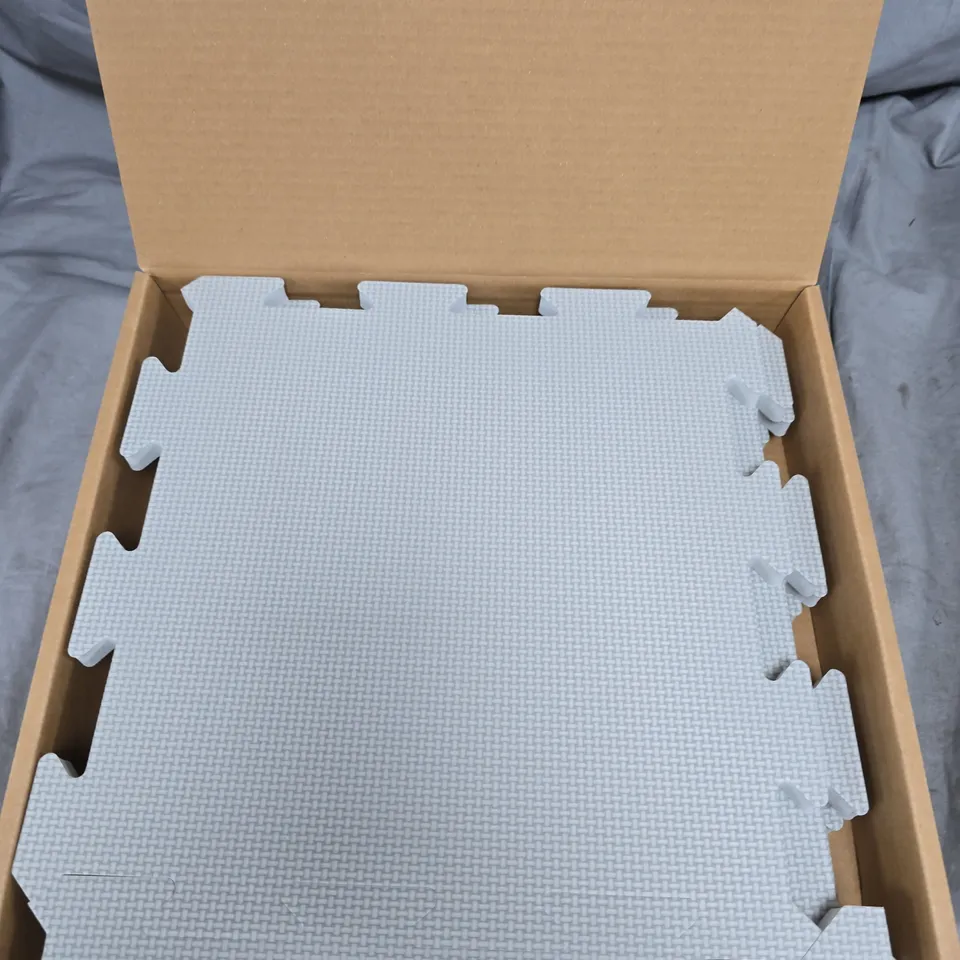 BOX OF APPROXIMATELY 8 BOXES OF THE MODERN NURSERY PUZZLE PLAYMATE EXTENSIONS - DOVE GREY - 4 PER BOX