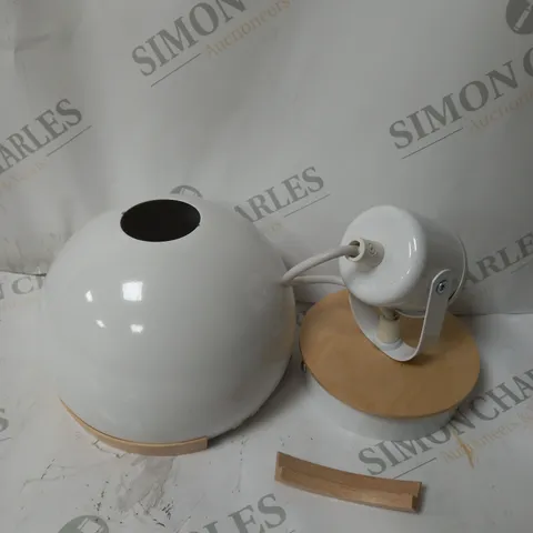 BOXED DECOLAND 1 SPOTLIGHT WHITE OVAL CEILING/WALL