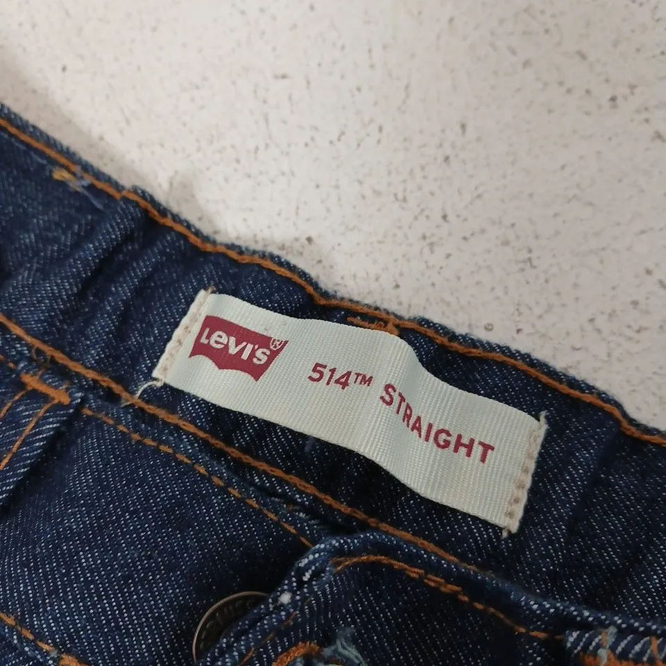 LEVI'S 514 STRAIGHT JEANS – MEN'S, UK 28 (W28 L30), INDIGO DENIM