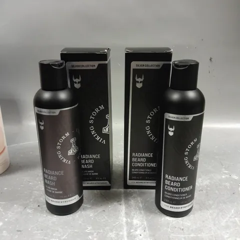 THE BEARD STRUGGLE RADIANCE BEARD WASH 240ML AND RADIANCE BEARD CONDITIONER 240ML