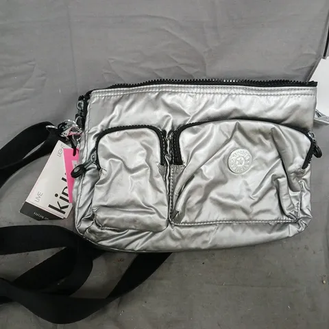 Kipling Ameera Premium Crossbody Bag – Silver
