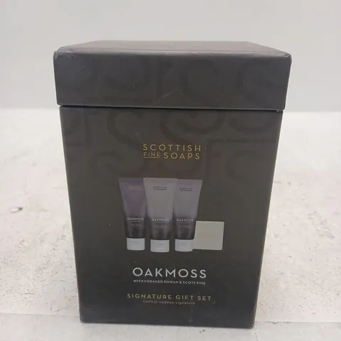 SCOTTISH FINE SOAPS OAKMOSS SIGNATURE GIFT SET