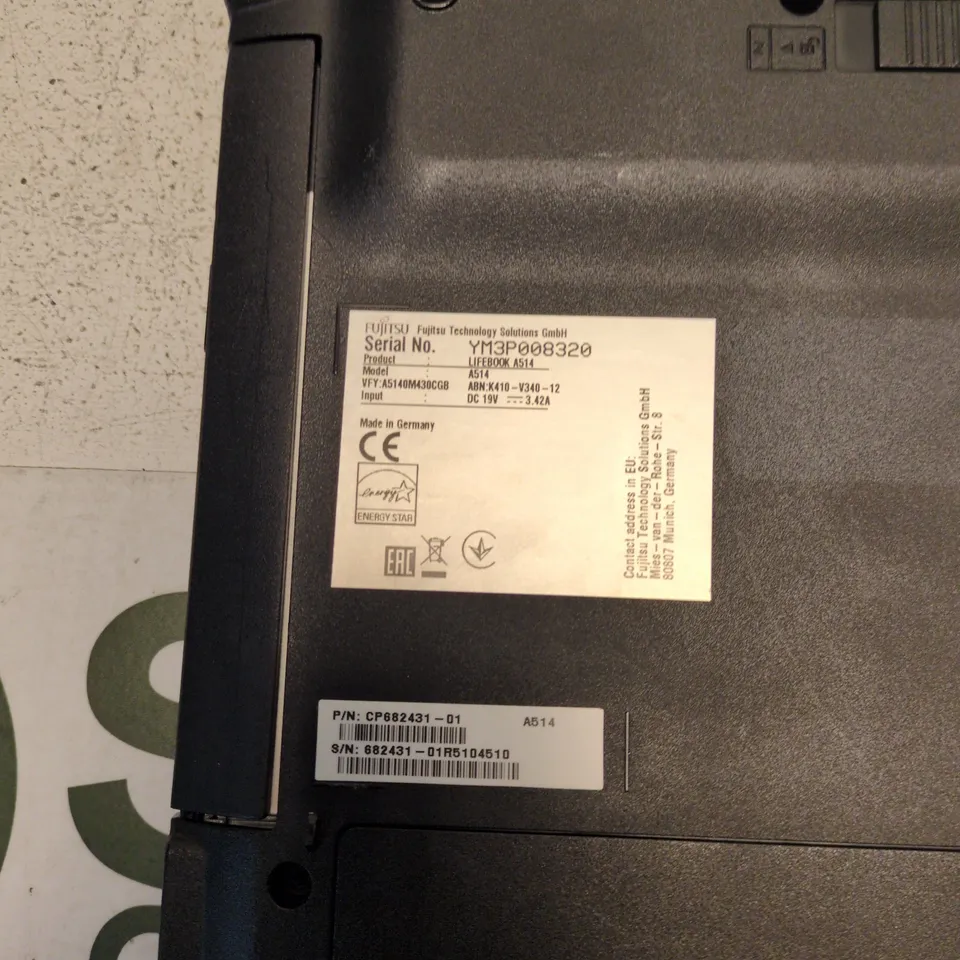 FUJITSU LIFEBOOK A514 LAPTOP