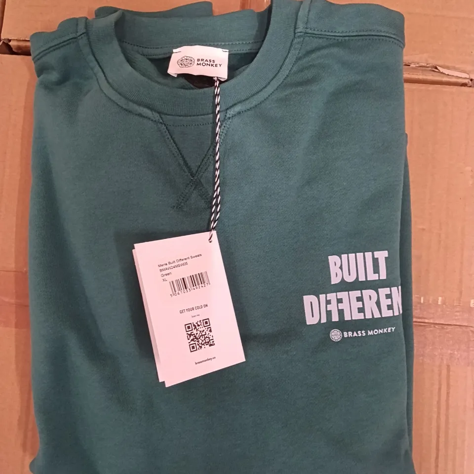 BRAND NEW BRASS MONKEY SWEATS - GREEN SIZE XL APPROXIMATELY 6