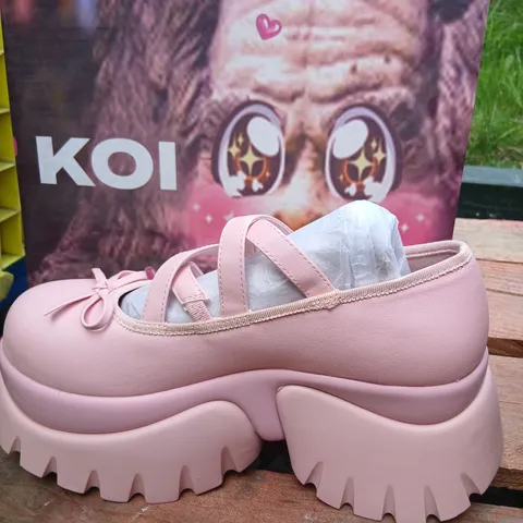 KOI MARGOT MONSTER PLATFORM MARY JANES – PINK, UK5