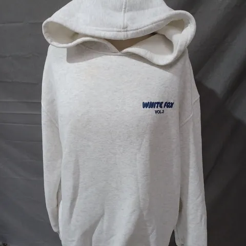WHITE FOX VOL.3 GREY HOODIE SIZE XS/S