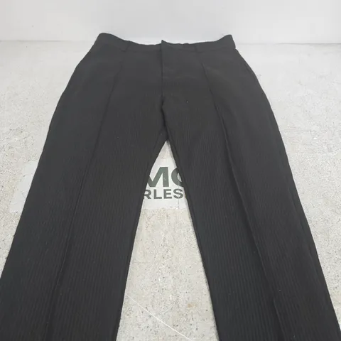 ICON AMSTERDAM BLACK CORDUROY TROUSERS – UK SIZE L