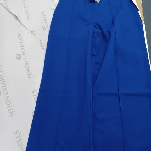 H&M STRECH TROUSERS IN BLUE - EUR MEDIUM