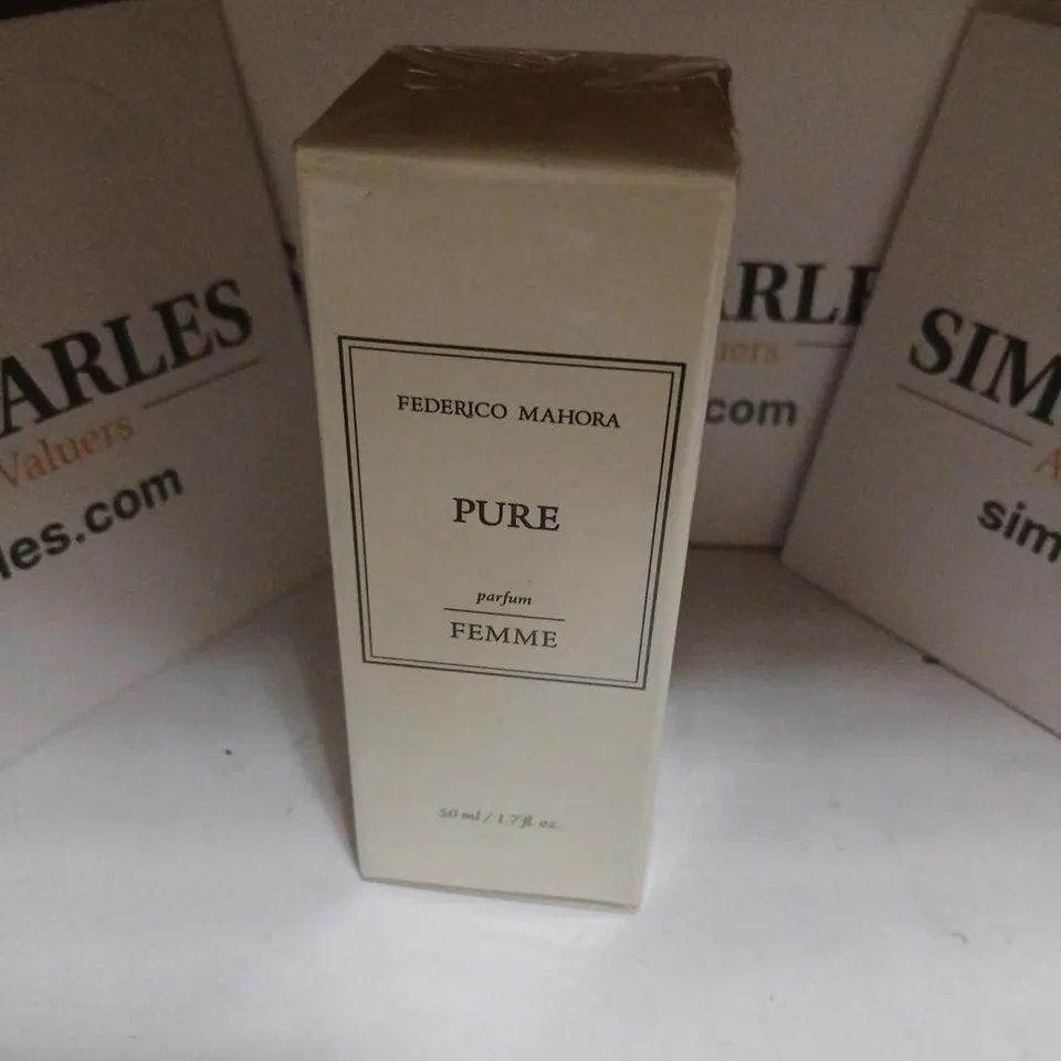 BOXED AND SEALED FEDERICO MAHORA PURE PARFUM FEMME 50ML