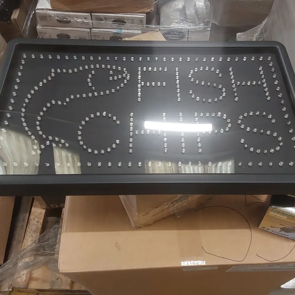 BRAND NEW BOXED LED FISH AND CHIPS SIGN