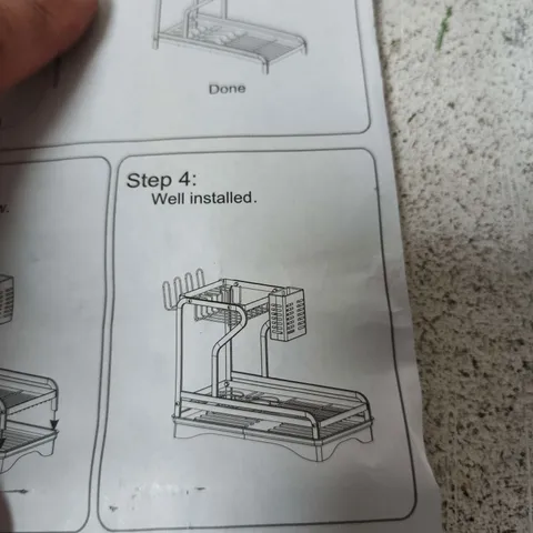 BOXED DISH RACK