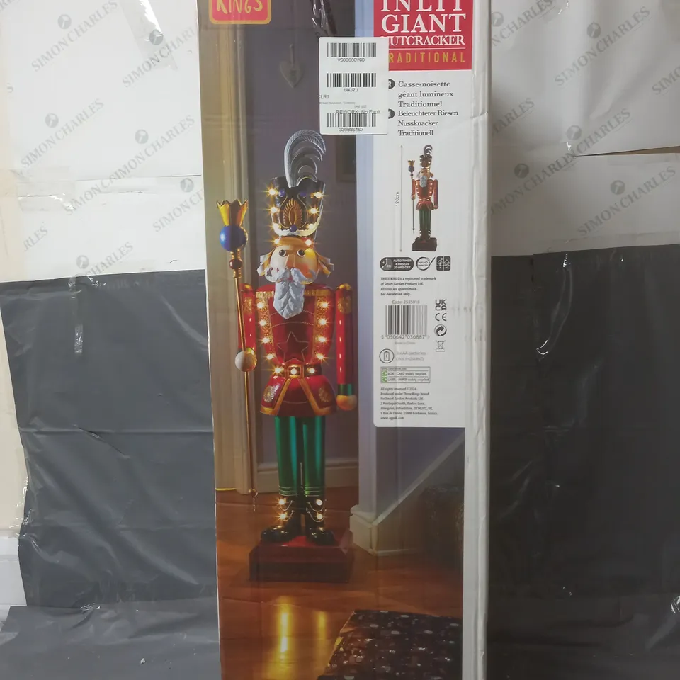 BOXED IN-LIT GIANT NUTCRACKER - COLLECTION ONLY RRP £129.99