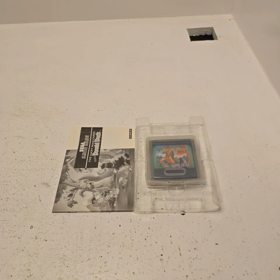 DONALD DUCK THE LUCK DIME CAPER SEGA GAME GEAR VIDEO GAME