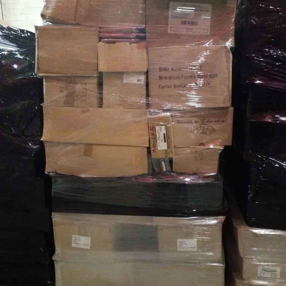 PALLET CONTAINING LARGE QUANTITY OF ASSORTED GREETINGS CARDS