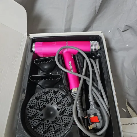 ZEN TEN NEW CONCEPT T-SHAPE HAIR DRYER - PINK