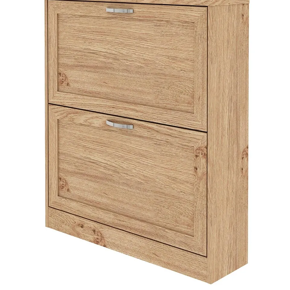 CAMBERLEY SHOE STORAGE OAK RRP &pound;139.99 RRP £139.99