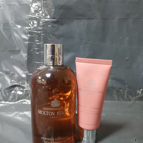 MOLTON BROWN HEAVENLY GINGER DUO TO INCLUDE BATH & SHOWER GEL AND HAND CREAM
