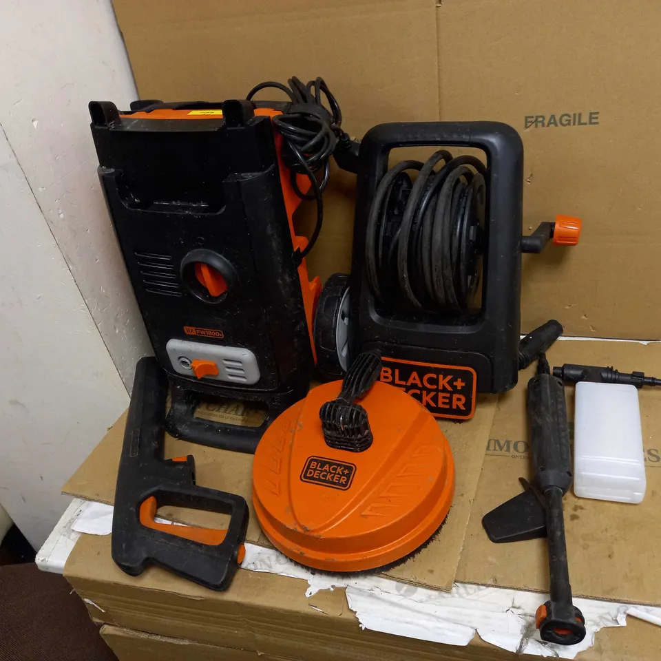 BLACK & DECKER BXPW 1800XE HIGH PRESSURE WASHER PATIO
