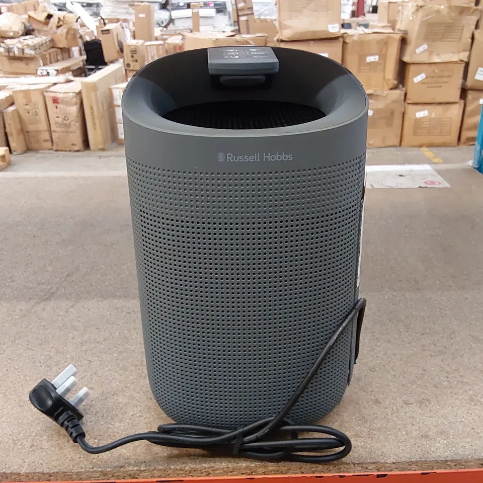 BRAND NEW BOXED RUSSELL HOBBS FRESH AIR PRO DEHUMIDIFIER & AIR PURIFIER - GREY (1 BOX)