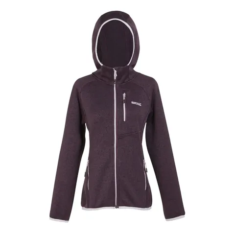 REGATTA WOMENS NEWHILL HOODIE: DEEP PLUM UK SIZE 14