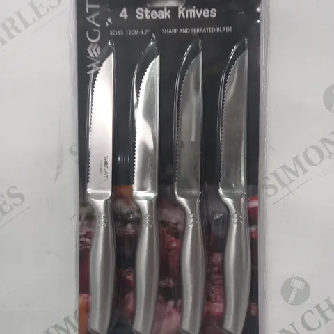 WAGATI SERRATED STEAK KNIFE SET