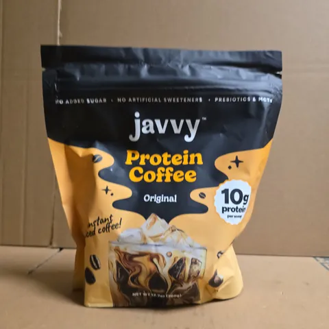 JAVVY PROTEIN COFFEE ORIGINAL – 10G PROTEIN PER SERVING – SEALED POUCH
