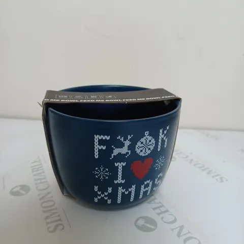 CHRISTMAS DESIGNED FEED ME BREAKFAST BOWL