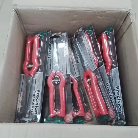BOX CONTAINING APPROXIMATELY 10 BRAND NEW PRECISION SECATEURS