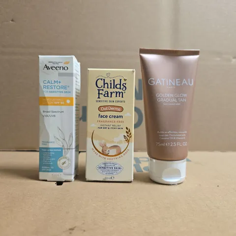 APPROXIMATELY 20 ASSORTED COSMETIC ITEMS TO INCLUDE AVEENO, GATINEAU, ETC - COLLECTION ONLY