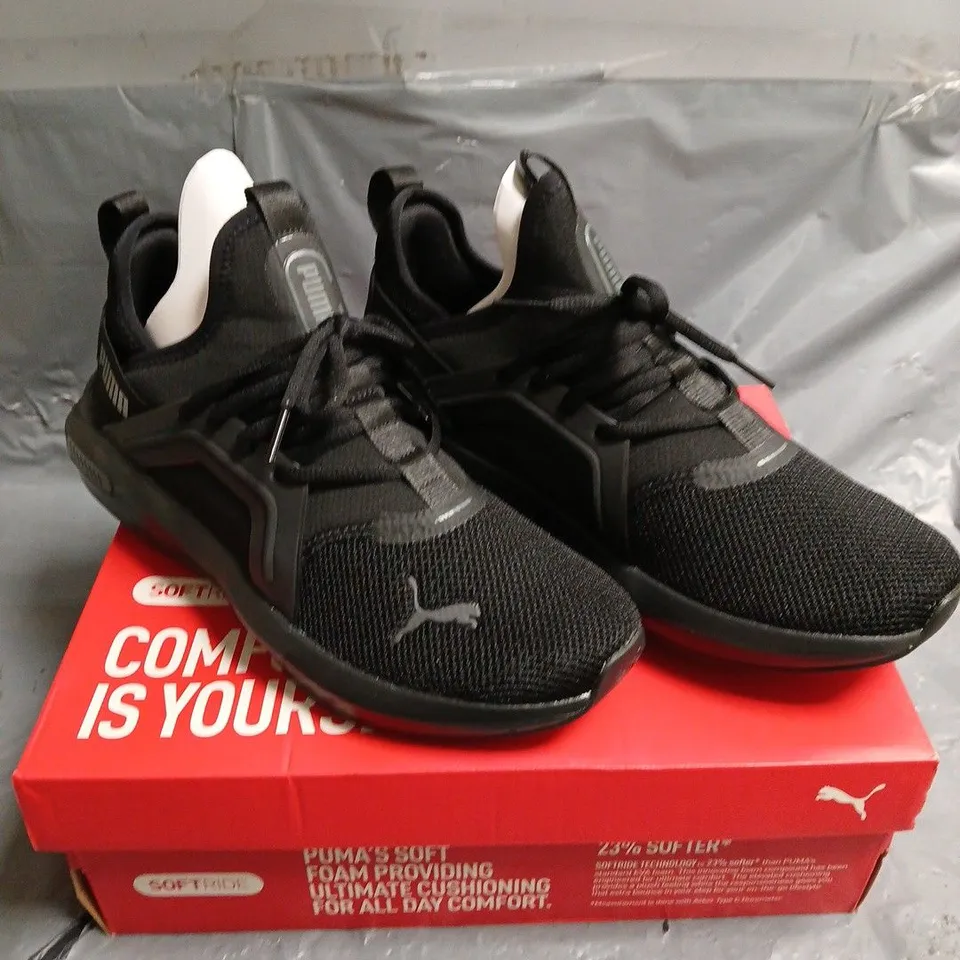 BOXED PAIR OF PUMA SOFTRIDE ENZO 5 TRAINERS - 7.5