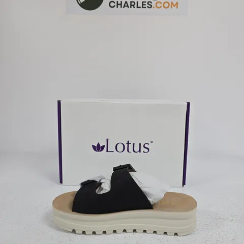 LOTUS VOLOS SANDALS - BLACK, WOMEN'S - EU 37