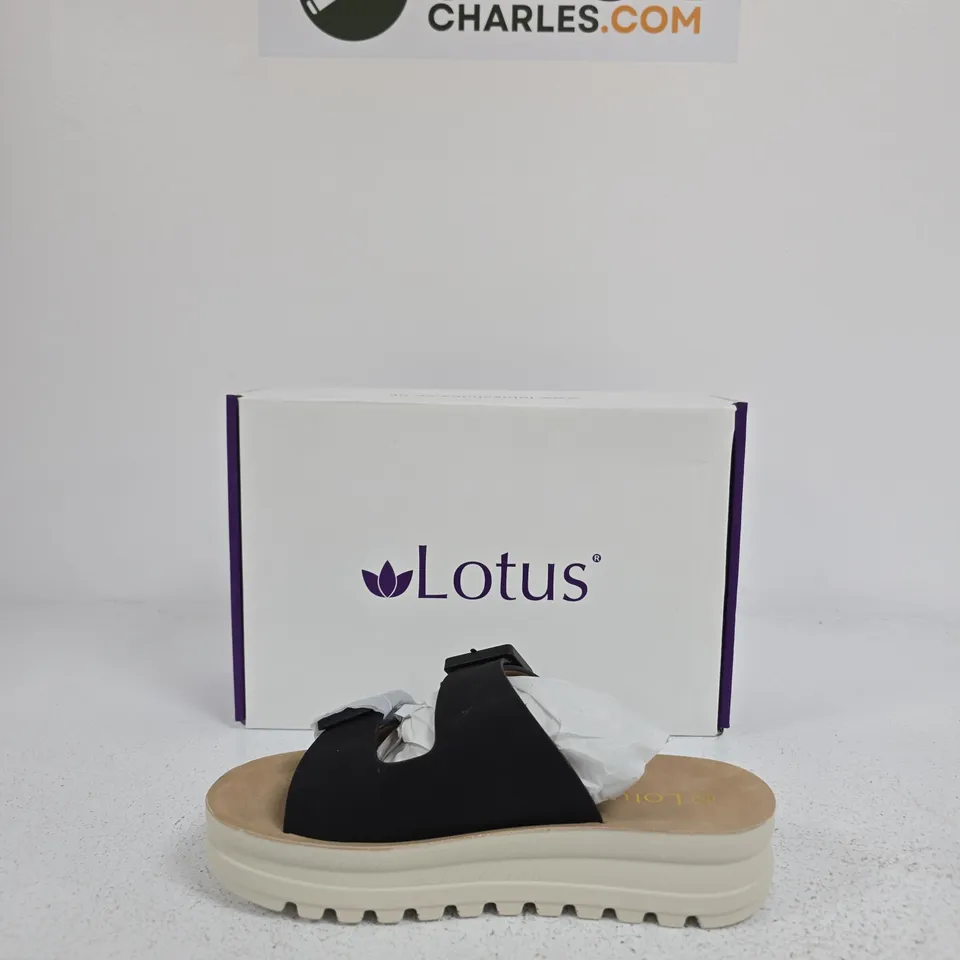 LOTUS VOLOS SANDALS - BLACK, WOMEN'S - EU 37