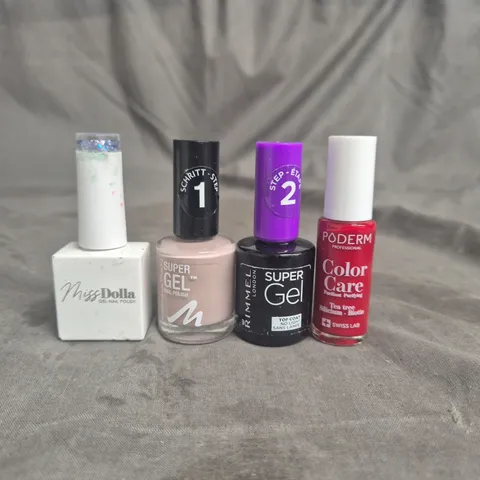 APPROXIMATELY 20 BOTTLES OF NAIL VARNISH TO INCLUDE MISS DOLLA, RIMMEL AND MANHATTAN