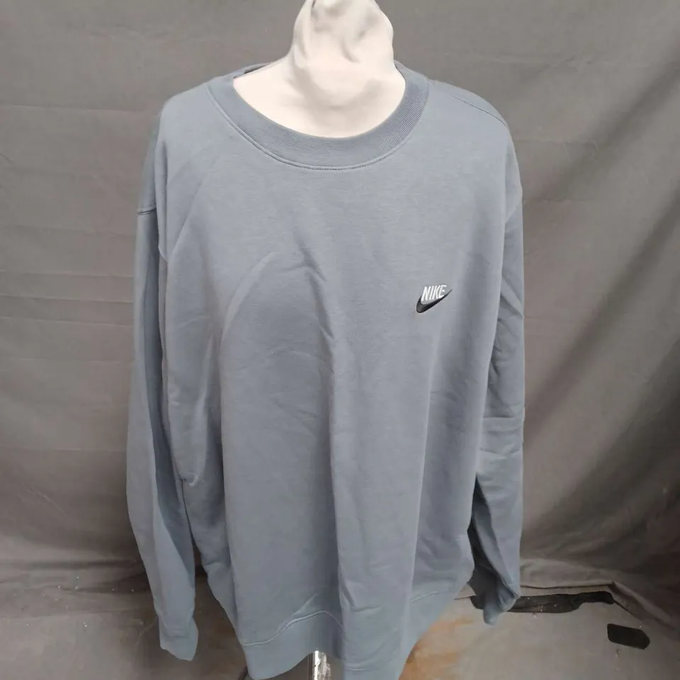 NIKE CREW NECK SWEATER IN GREY SIZE XXL