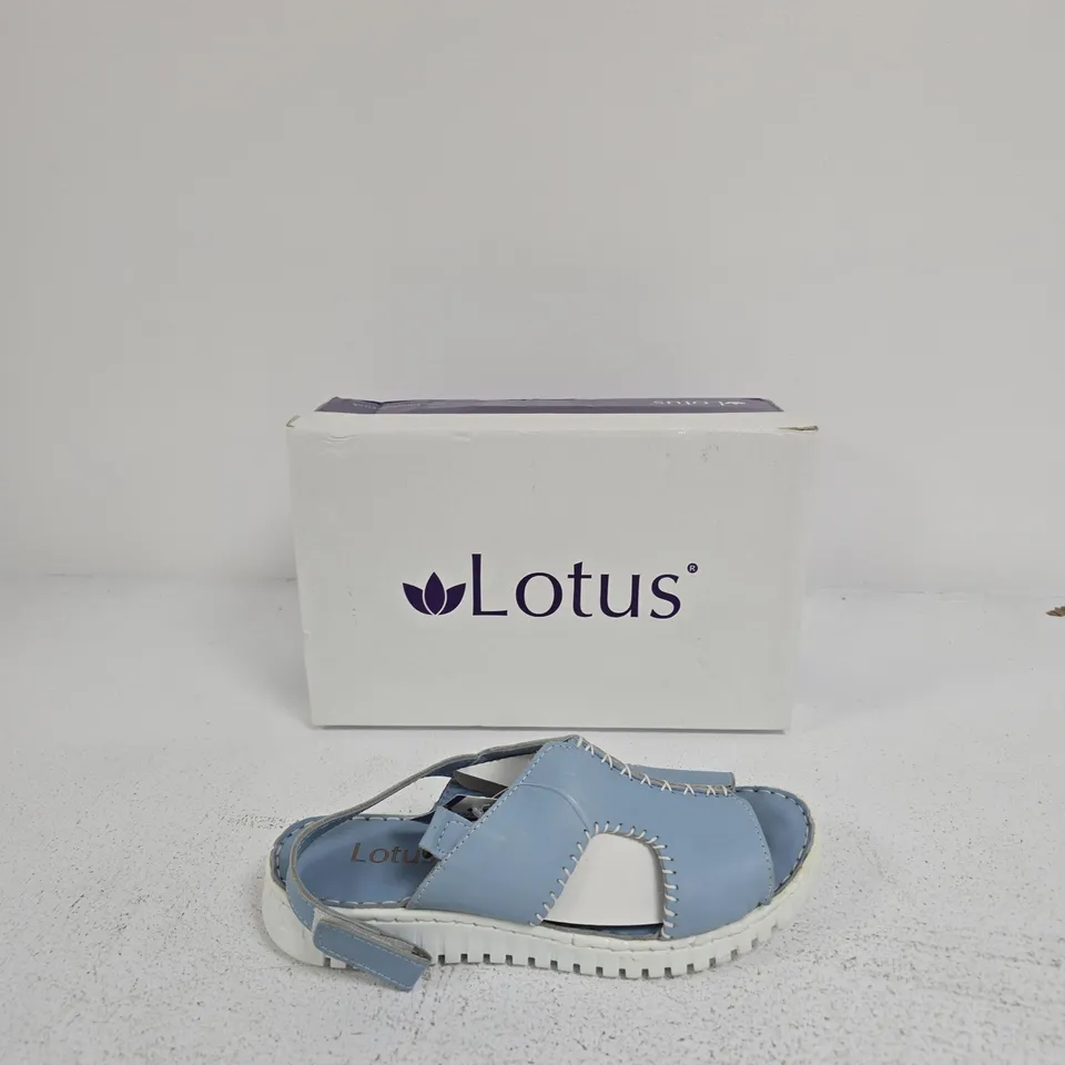LOTUS ASTRID ULP231 PALE BLUE LEATHER SANDALS – (EU 38) WOMEN'S