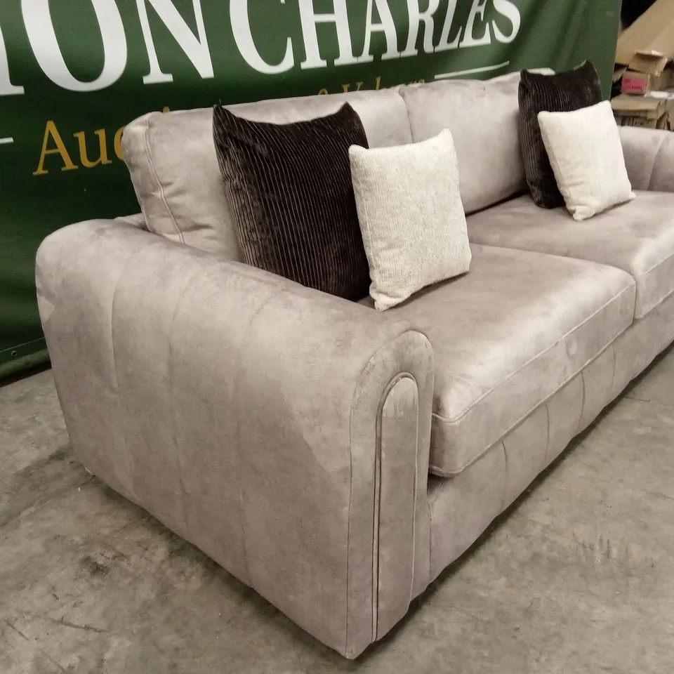 AMARA 3 SEATER SOFA - STONE RRP £1349