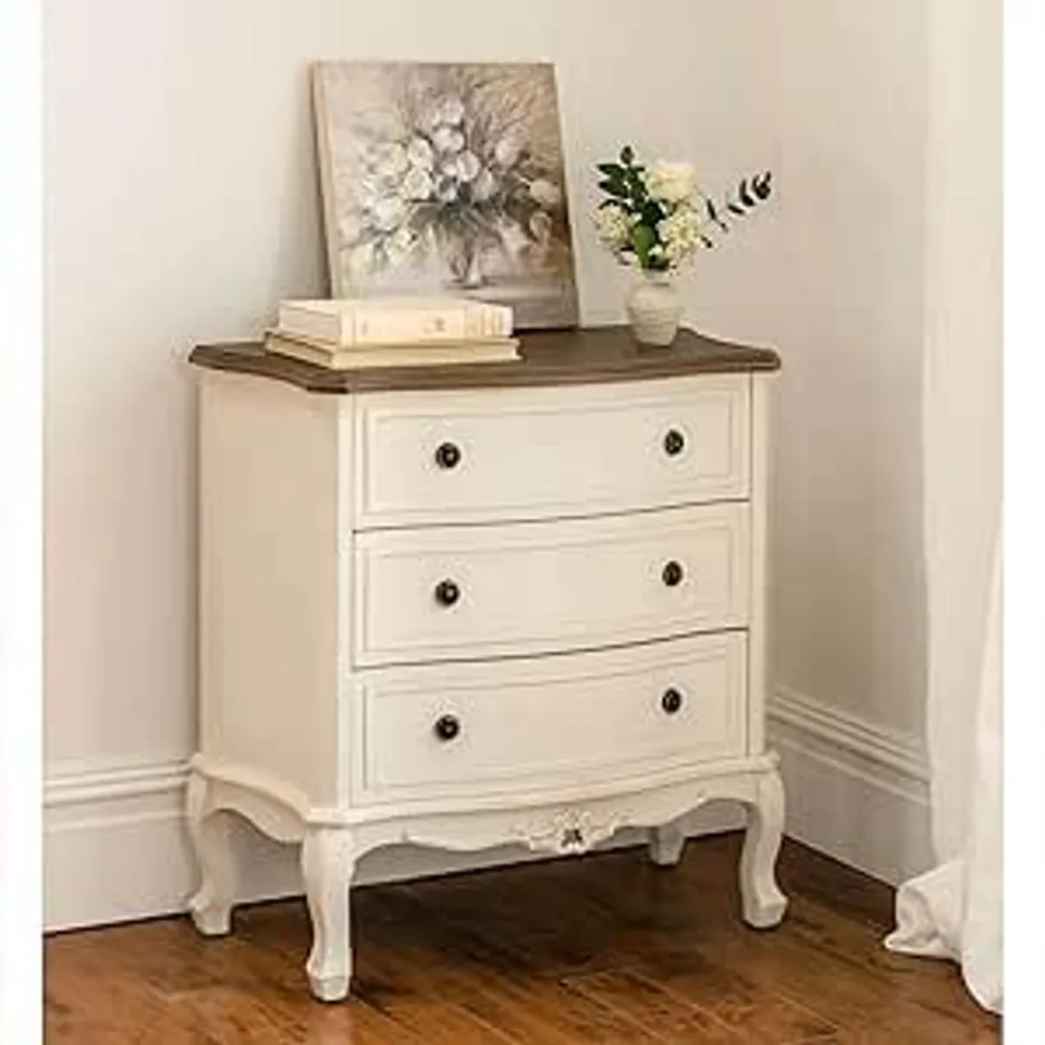BRAND NEW BOXED HOMESDIRECT365 ANNAELLE ANTIQUE FRENCH STYLE CHEST